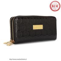 michael kors jet set monogram spiegel metalen groot zwart portefeuilles Outlet Almere ym74m294